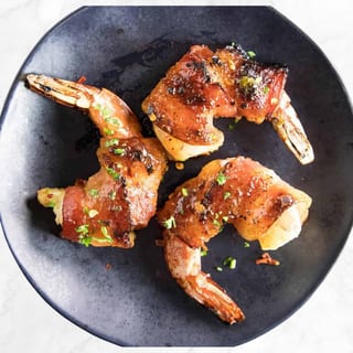 3 Jumbo Bacon Wrapped Shrimp